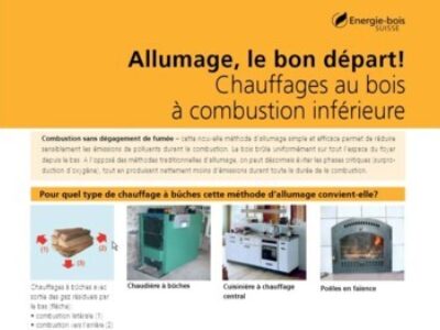 Allumage, le bon départ (combustion inférieure)