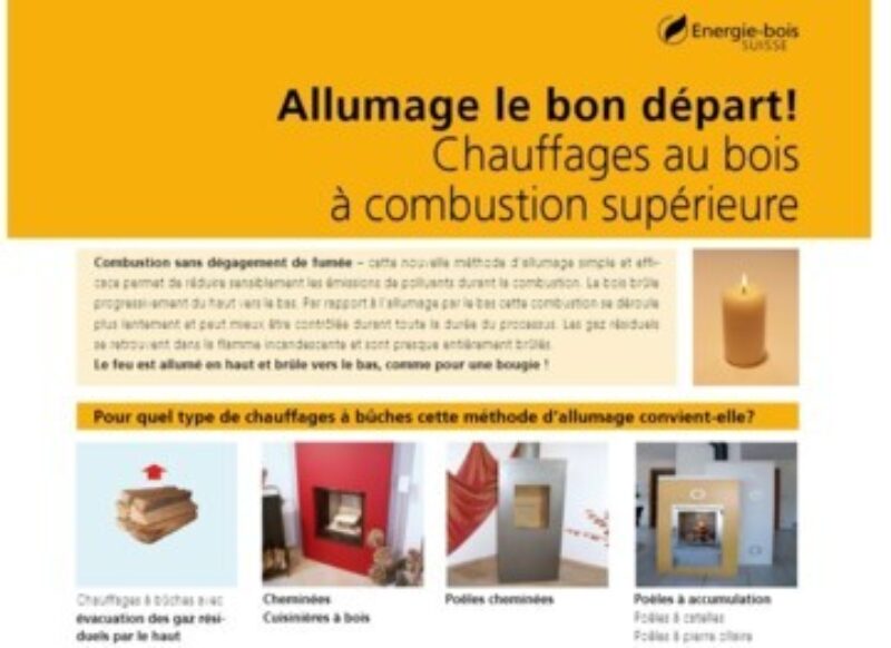 Allumage, le bon départ (combustion supérieure)