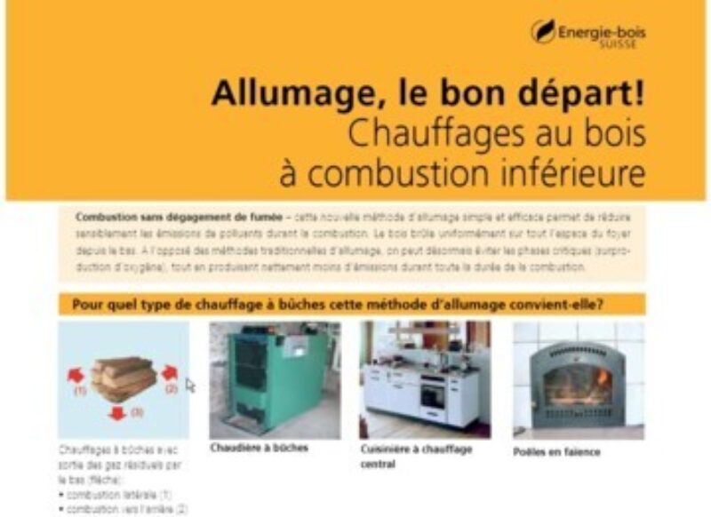 Allumage, le bon départ (combustion inférieure)